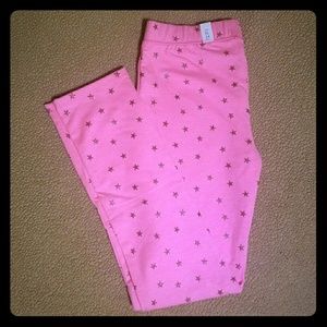Girls Pink Star Pants